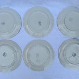 Ensemble de 6 assiettes plates Moulins des Loups