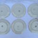 Ensemble de 6 assiettes plates Moulins des Loups