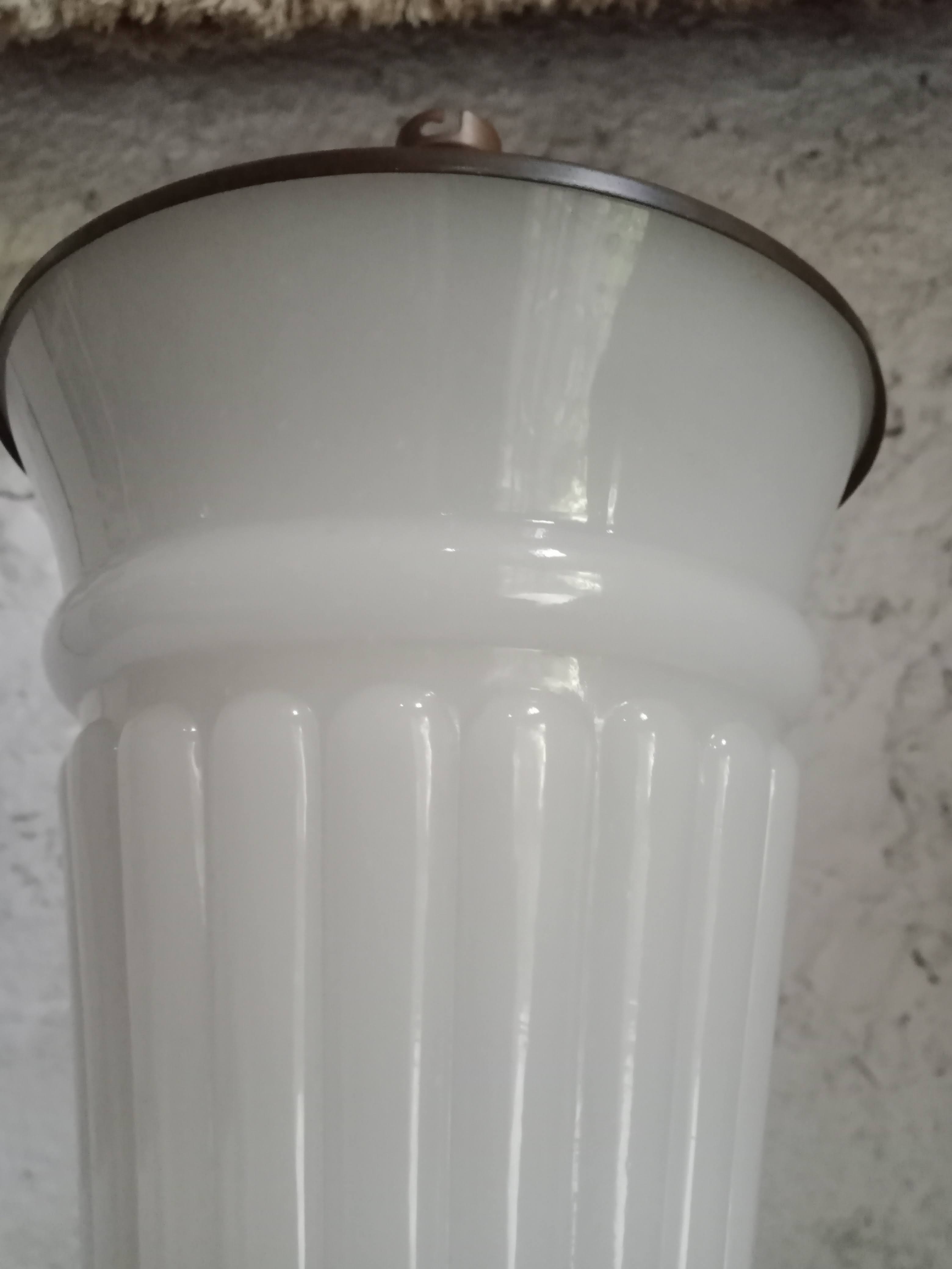 White opaline lamp base