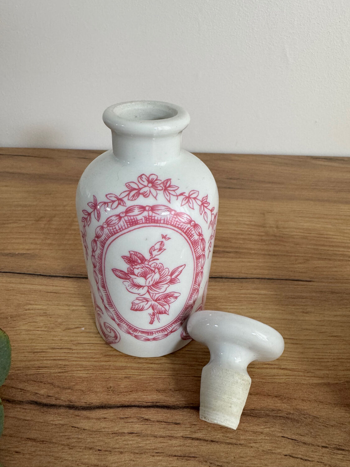 Vintage perfume bottle and spray.