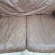 Mid-Century, Chesterfield sofa, natural leather