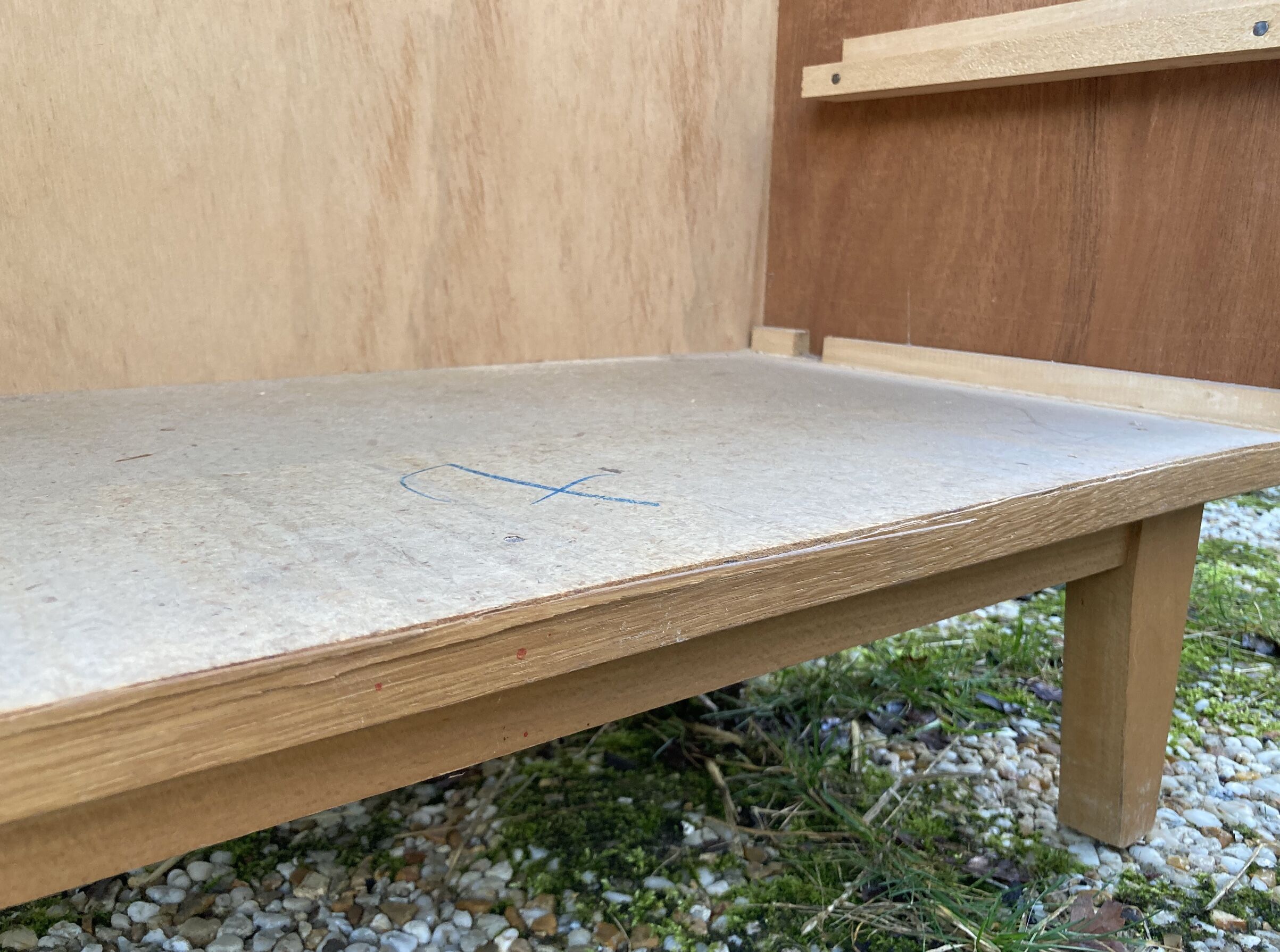 Commode pieds compas vintage