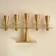 Rare mid-century modern brass candle hold from KARA Denmark 1960s.