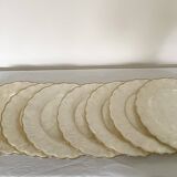 Mother-of-pearl and brass plates