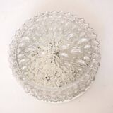 Tynnel bubble pattern molded glass wall light