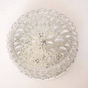 Applique verre moulé motif bulles Tynell