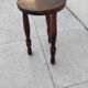 Small vintage plant stand, old wooden tripod