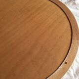 Wooden round mirror 48cm