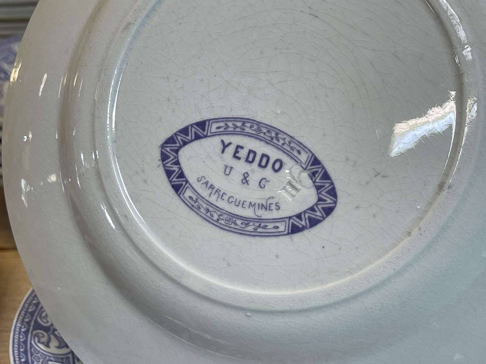 Service yeddo sarreguemines début xxème 67 pièces.