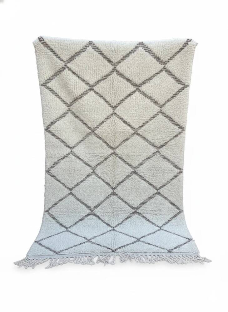 Tapis Marocain à losanges marron