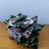 Sucrier coquillage en barbotine