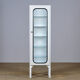 Vintage Iron And Glass Medical Cabinet, 1970s