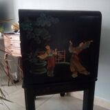 Furniture with an ancient Asian apothecary drawer