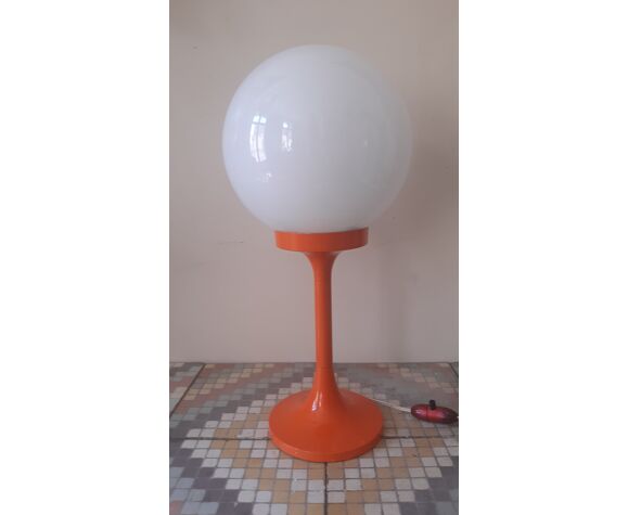 Lampe  "space age " orange 1970