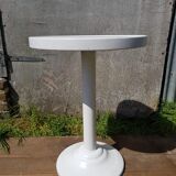 Set of 4 Tolix T2 chairs & vintage white table