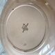 Round dish digoin sarreguemines model pink flowers years 30-40