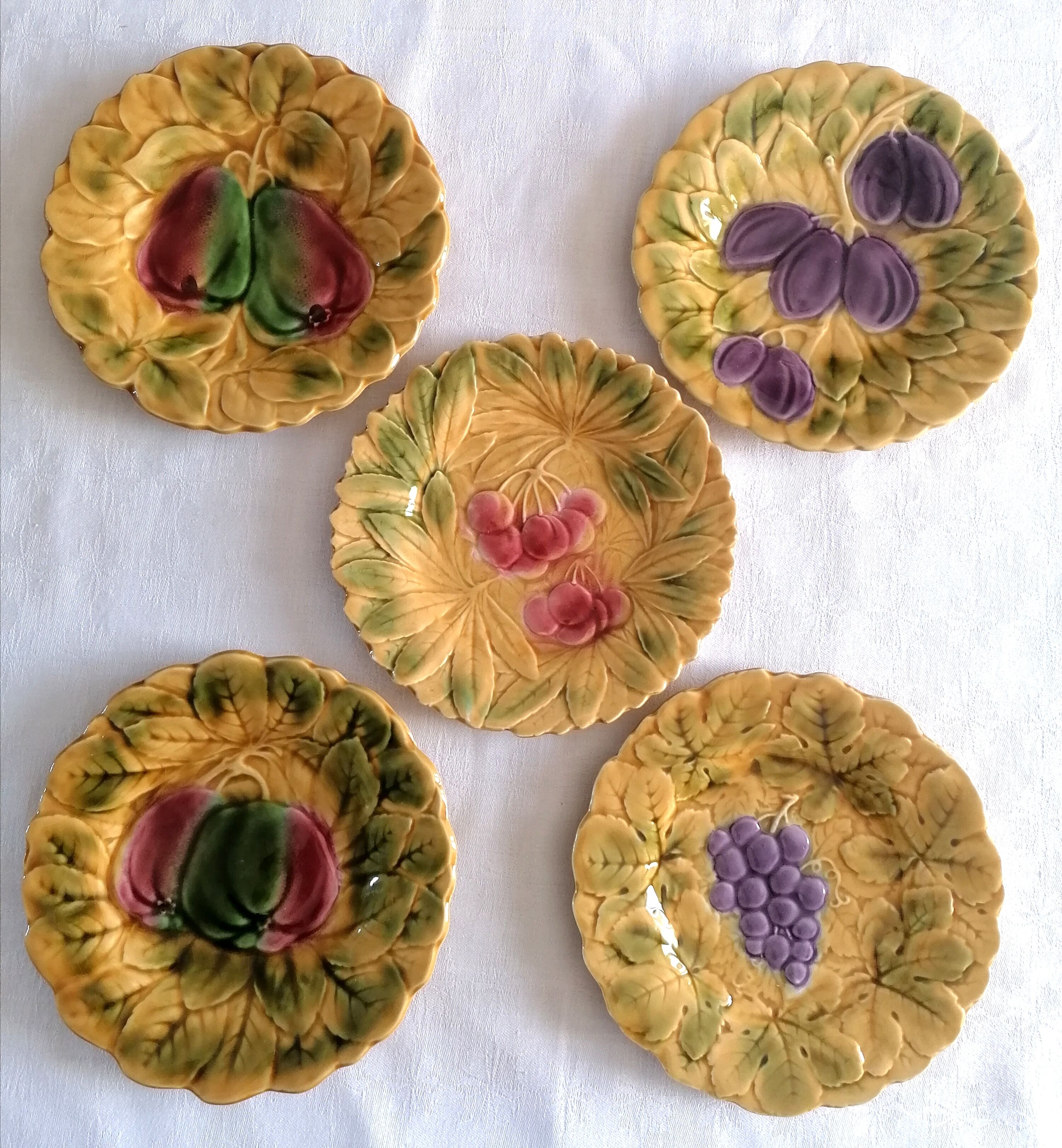 Sarreguemines slurry plates