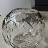 Vintage Nachtmann Spherical Vase. Crystal. Dimensions: 13 x 15 cm