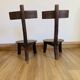 Pair of Brutalist Chairs