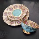 Tea cup with dessert plate