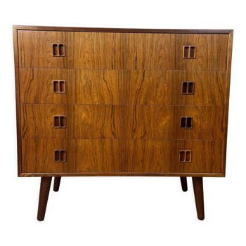 Vintage Scandinavian rosewood chest of drawers by Horsens Møbelfabrik, 60s