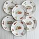 Set of 6 antique French plates