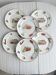 Set of 6 antique French plates