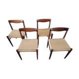 Danish rosewood chairs H.W Klein