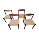 Chaises Danoises en palissandre H.W Klein