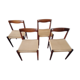 Chaises Danoises en palissandre H.W Klein