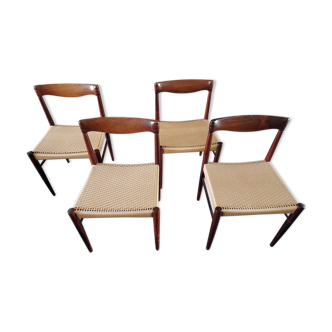 Chaises Danoises en palissandre H.W Klein