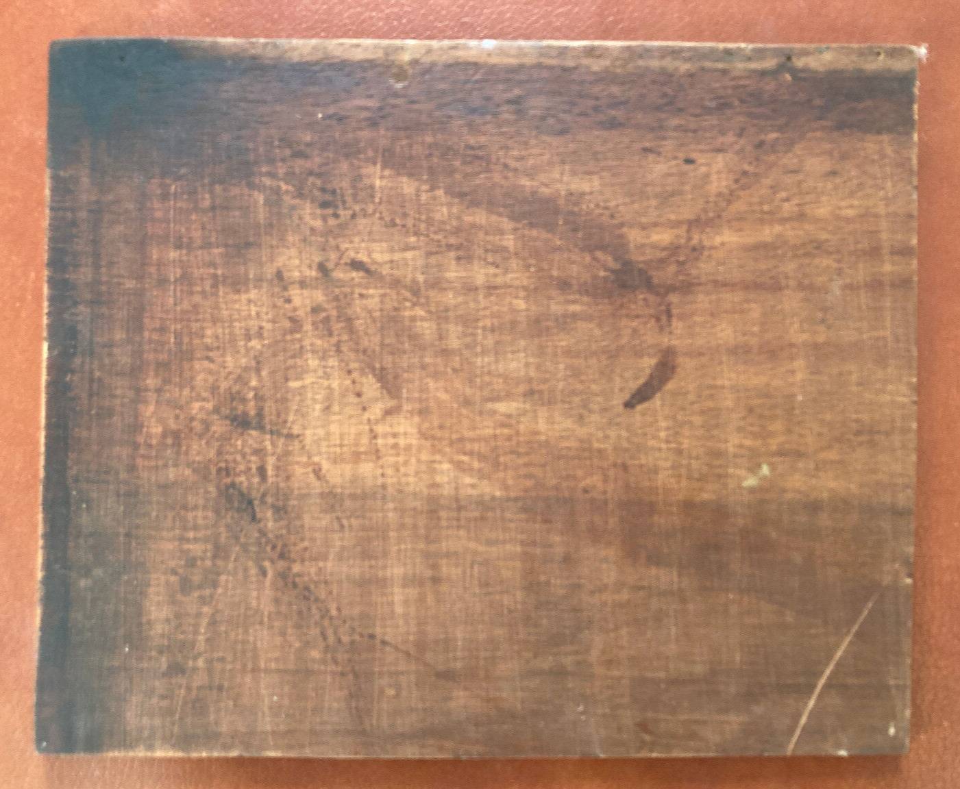 Old painting: fruit plate