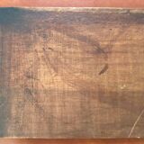 Old painting: fruit plate