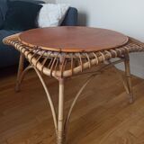 Rattan coffee table