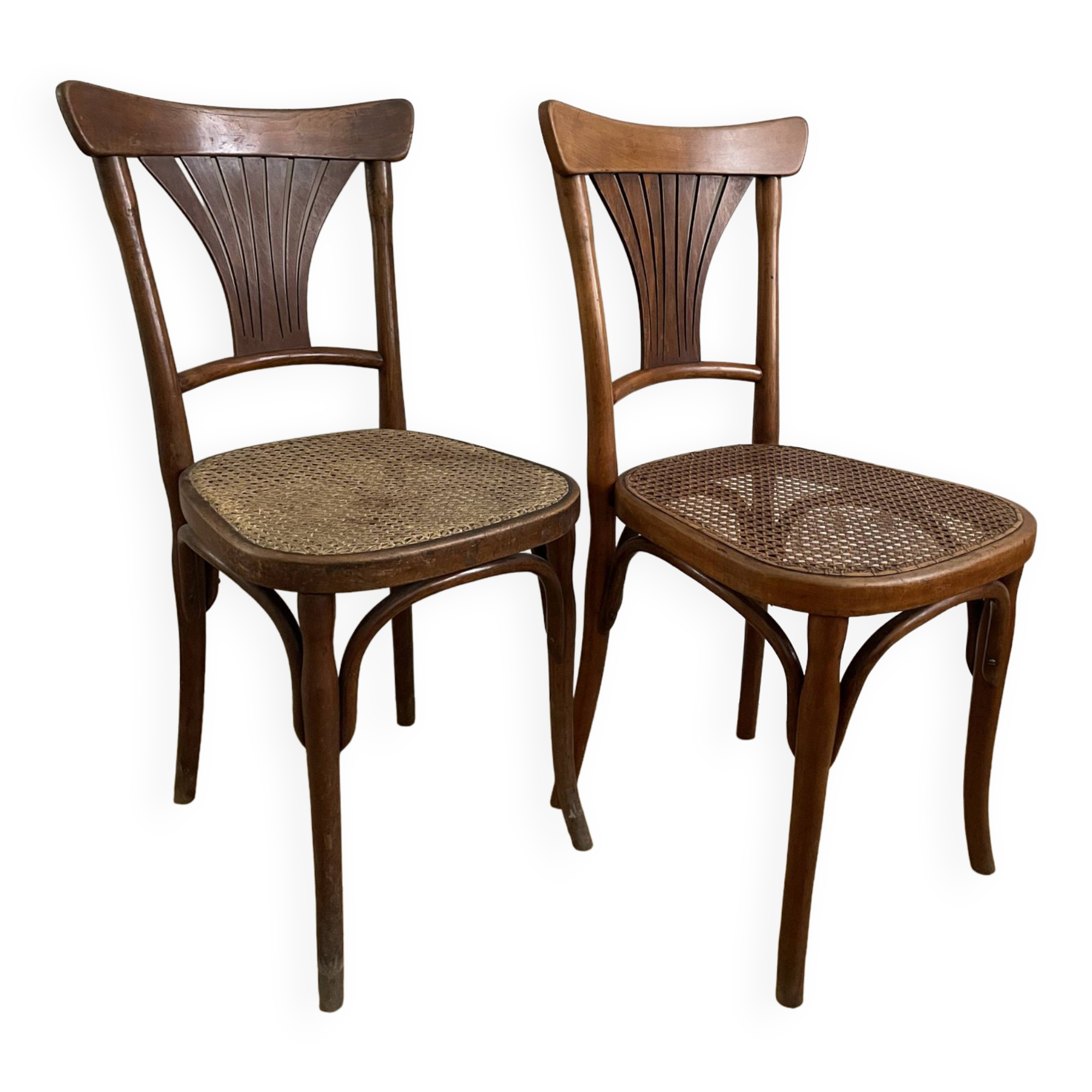 Lot de 2 chaises de bistrot Kohn n°196