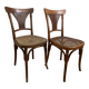 Lot de 2 chaises de bistrot Kohn n°196