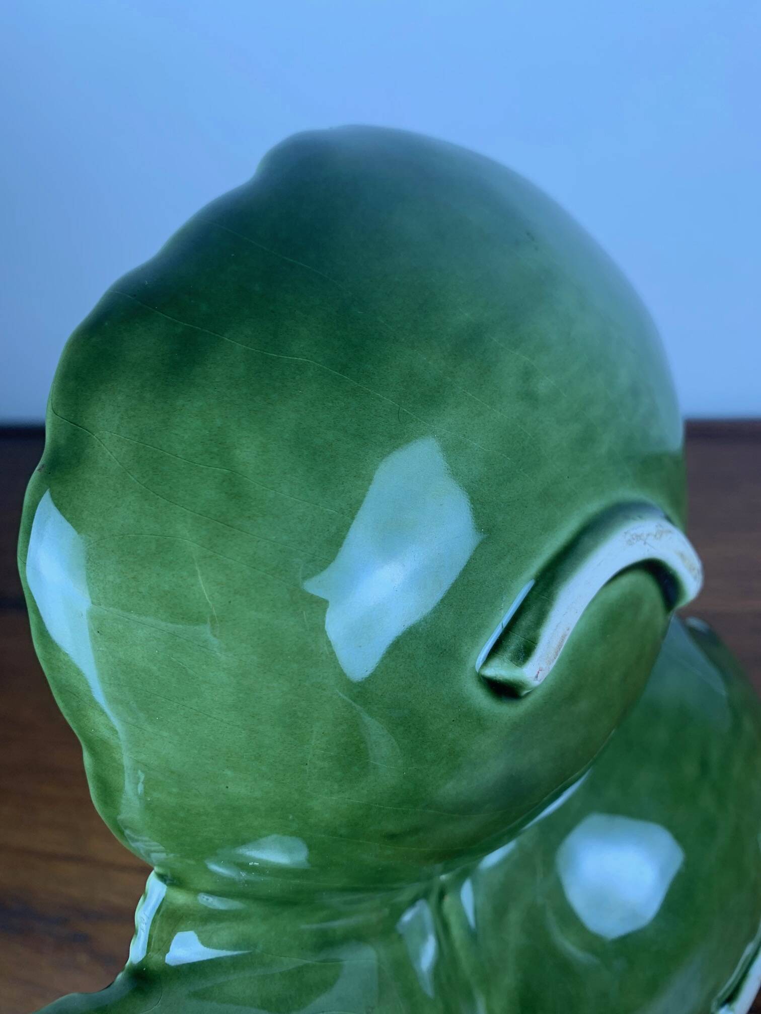 Green cabbage appetizer dish, SILEA, 3 compartments, ceramic