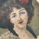 Old painting Portrait of a woman