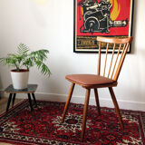 All wood chairs - terracotta