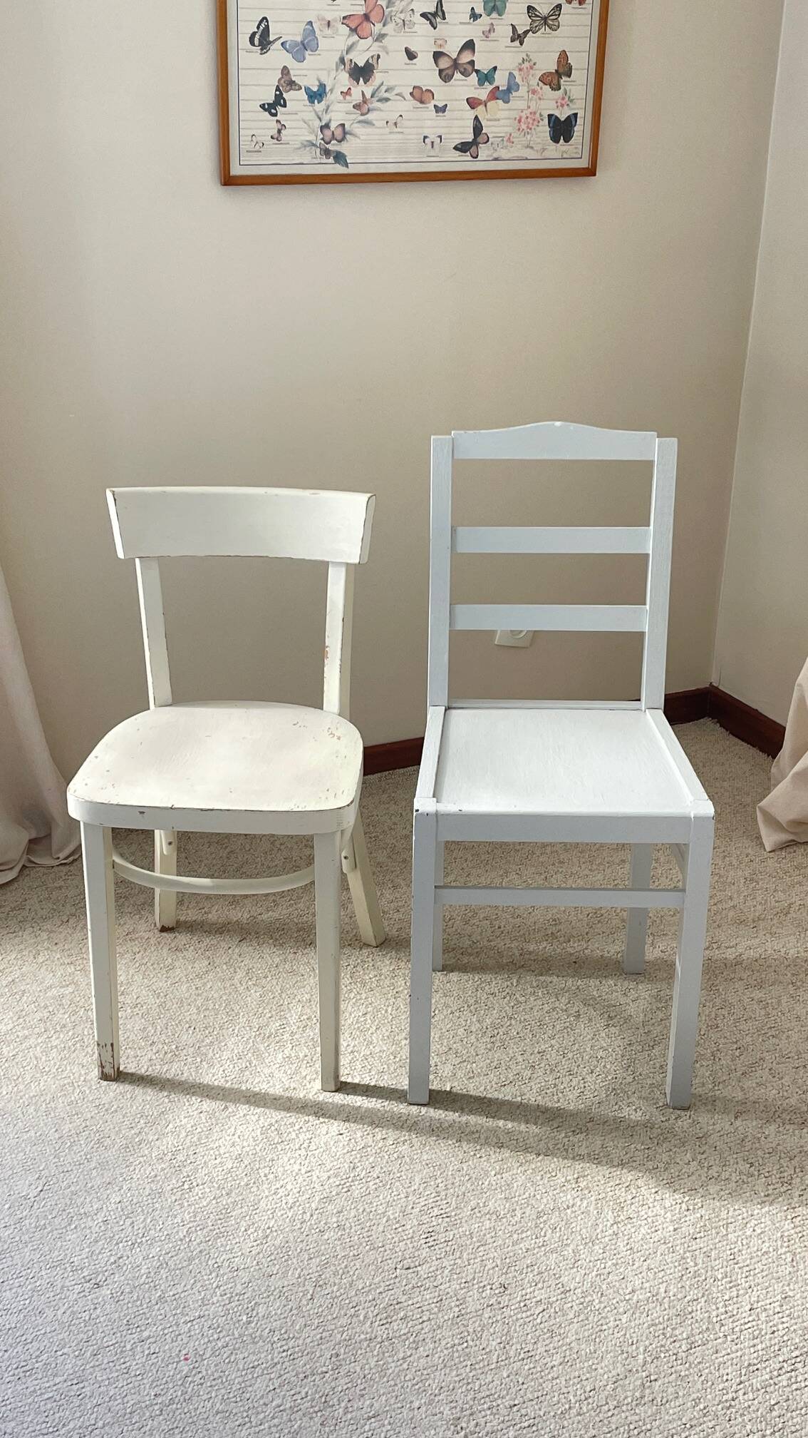 Paire de chaises bistrot vintage