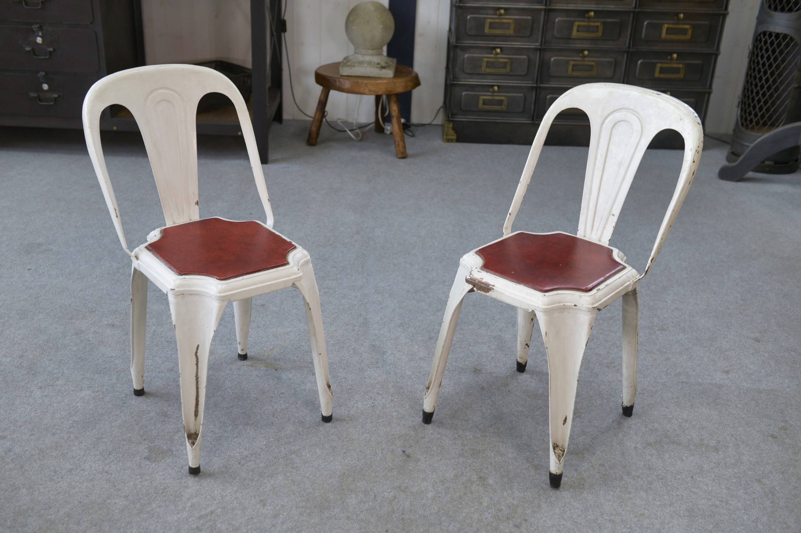 Pair of Multipl's chairs by Joseph Mathieu 1940s