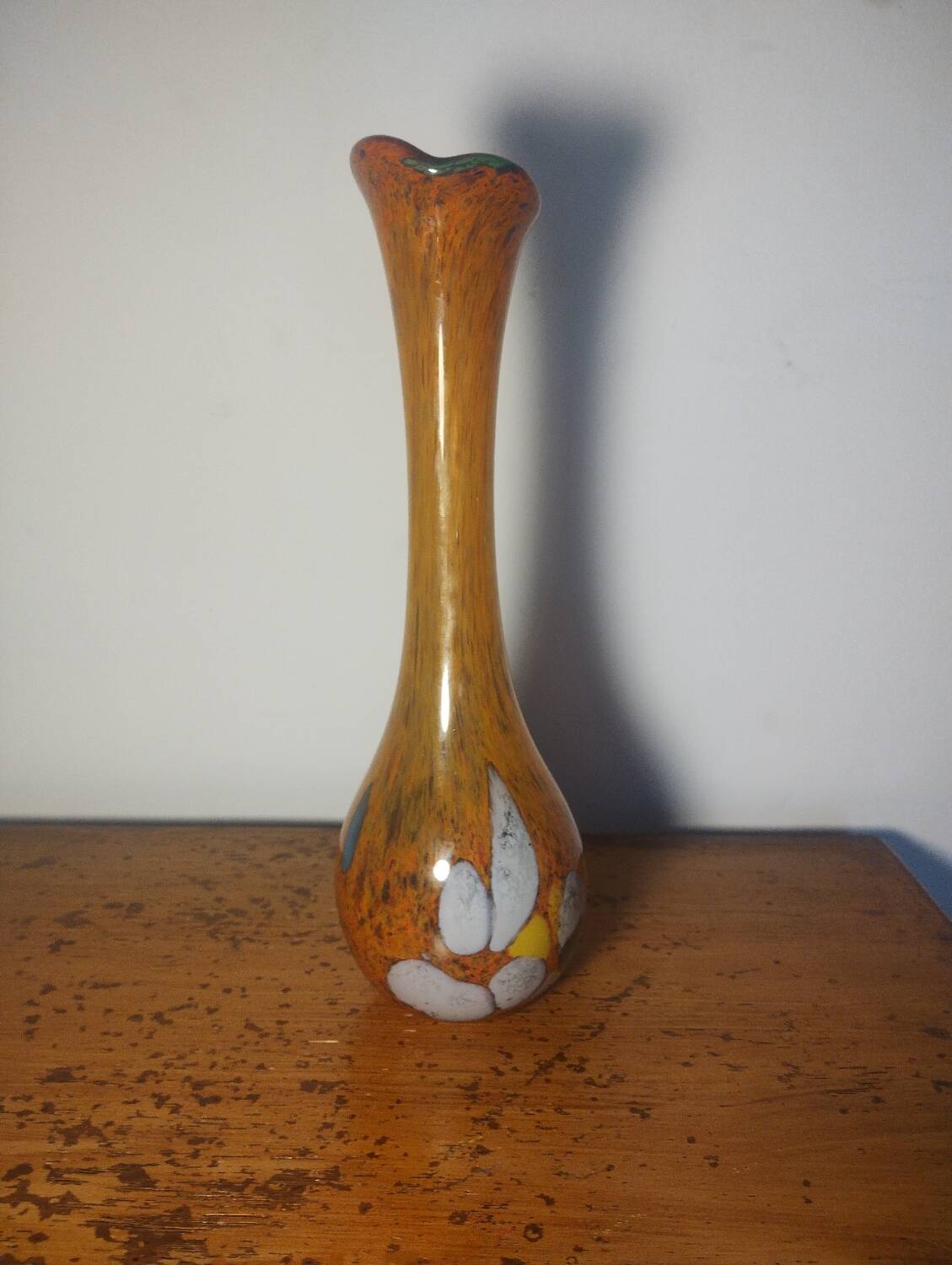 Blown glass vase