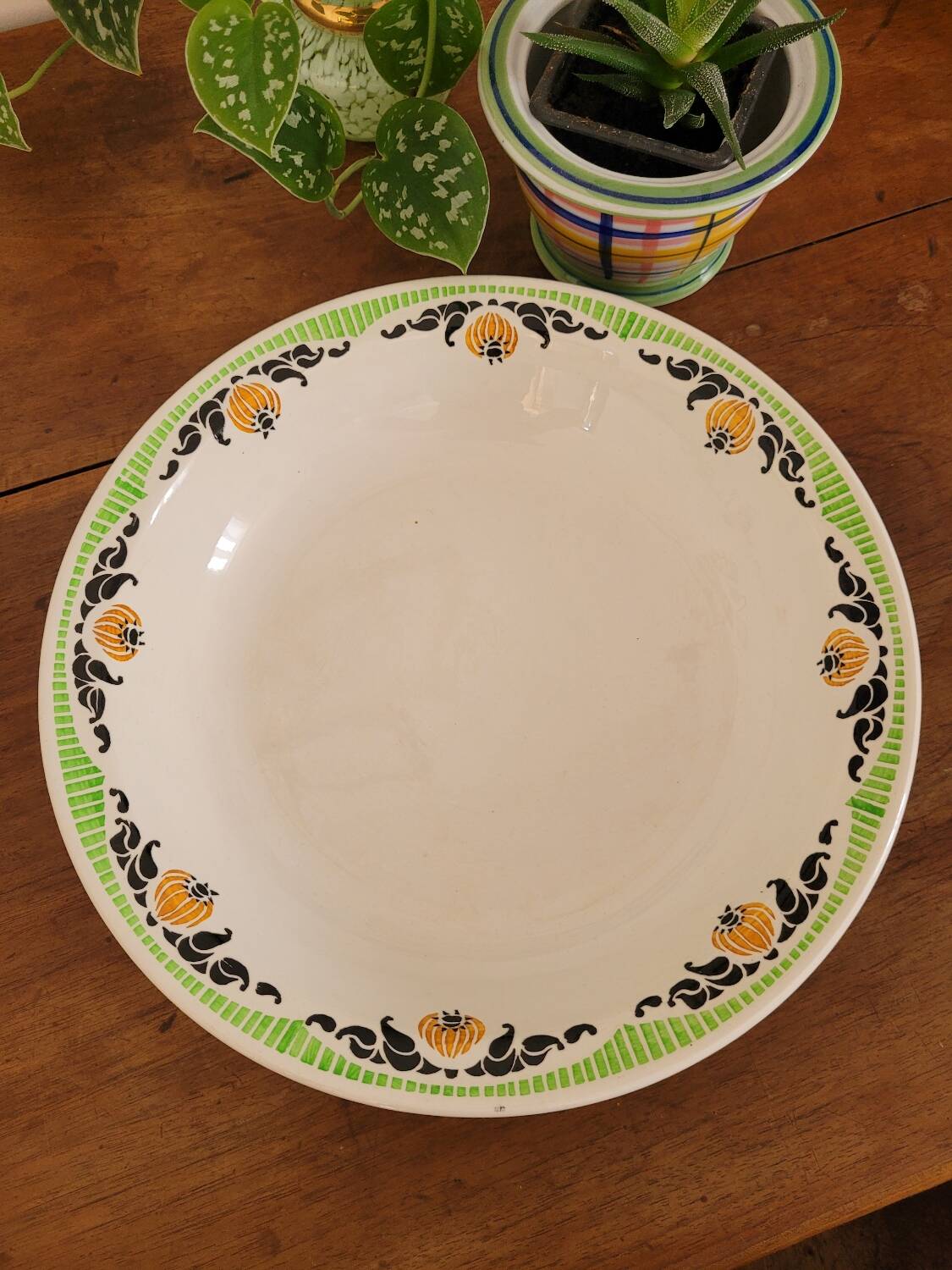 Large deep dish Maroussia Digoin