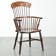Antique English Windsor highback chair from the 19th century