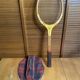 Vintage donnay la hutte wooden tennis racket + montana cover