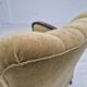 1950s, Danish relax armchair, green furniture velour, beech wood.
