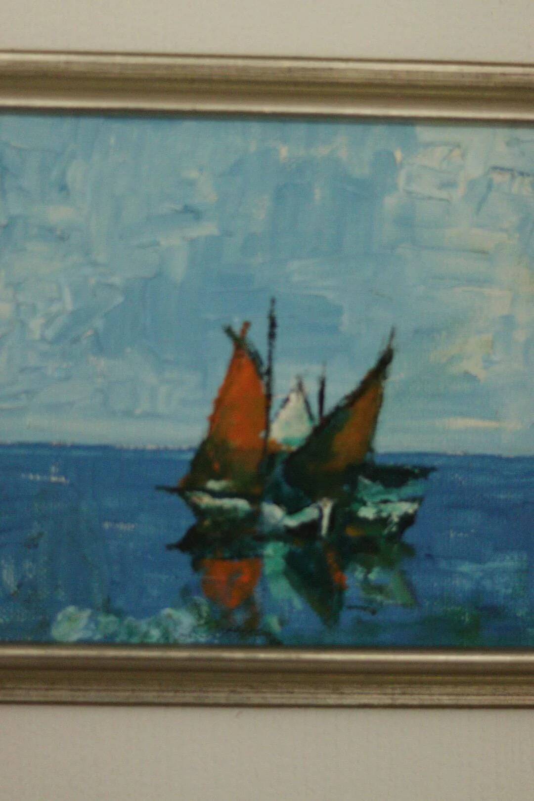 « Bateaux en mer » de Carl Carlsson