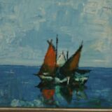 « Bateaux en mer » de Carl Carlsson