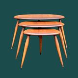 Ercol nesting tables, Pebble Nest of Tables