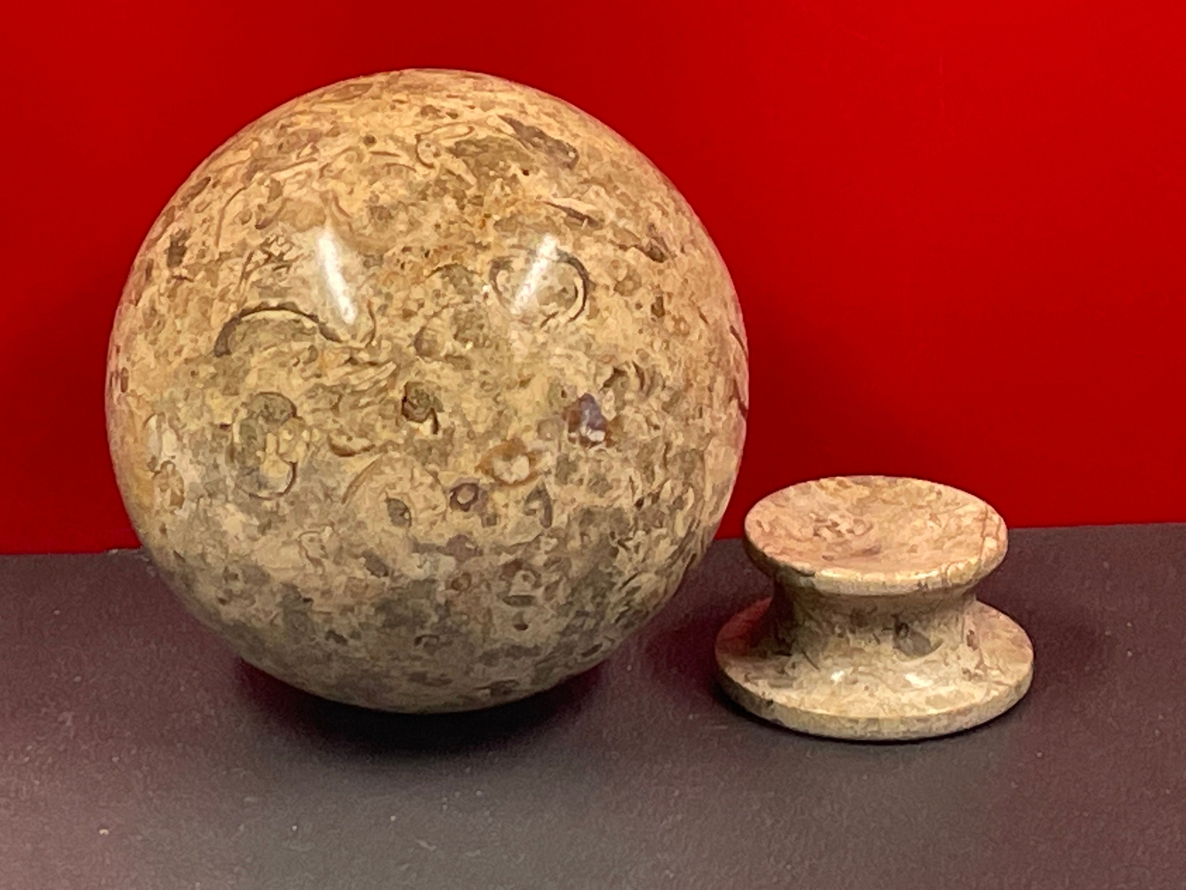 Jasper sphere ball 1.5 kg diameter 103 mm foreign origin